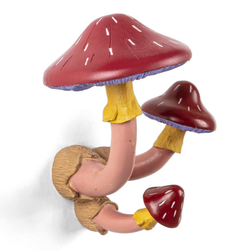 Аксессуар Seletti Hangers Mushroom Coloured Красный Аксессуар Seletti Hangers Mushroom Coloured Красный в Костроме | Loft Concept