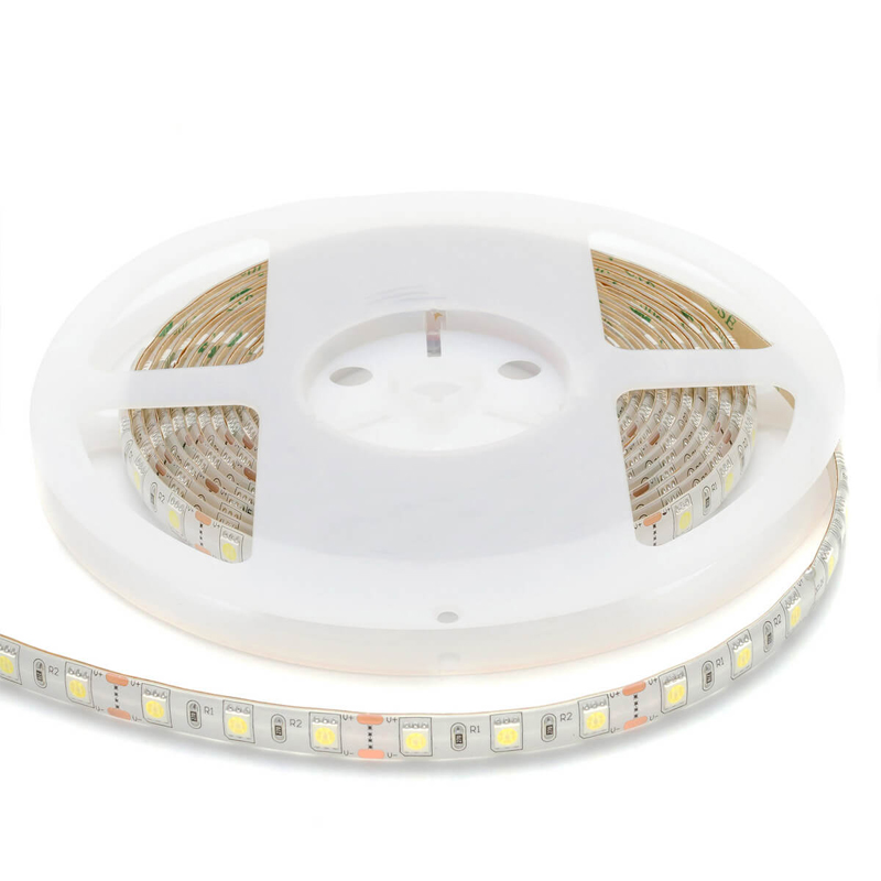 Светодиодная влагозащищенная лента 14,4W/m 60Led/m 5050SMD холодный белый 1M Белый Светодиодная влагозащищенная лента 14,4W/m 60Led/m 5050SMD холодный белый 1M Белый в Костроме | Loft Concept
