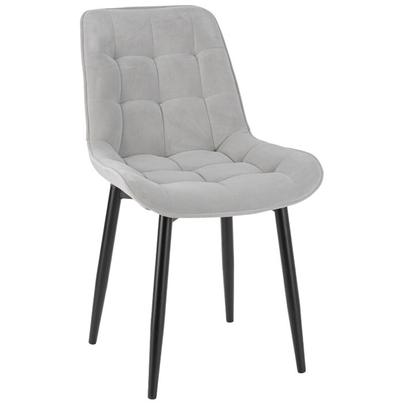 Стул Tufail Chair Светло-серый Черный Стул Tufail Chair Светло-серый Черный в Костроме | Loft Concept