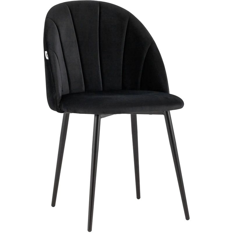 Стул Balsari S Chair Черный Велюр Черный Стул Balsari S Chair Черный Велюр Черный в Костроме | Loft Concept