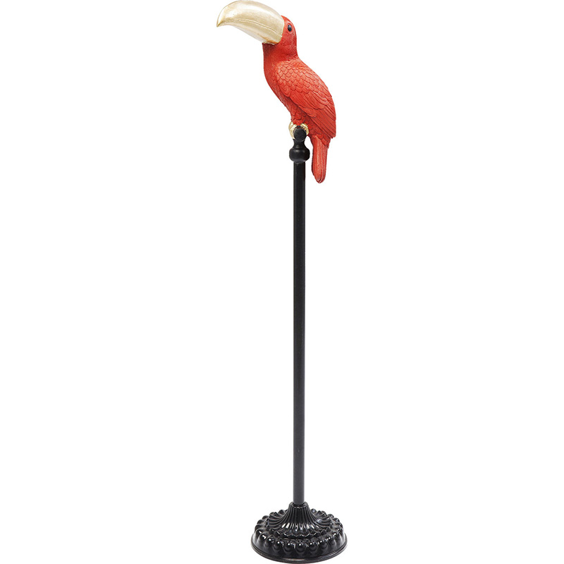 Статуэтка Red Tukan on a stand Красный Статуэтка Red Tukan on a stand Красный в Костроме | Loft Concept