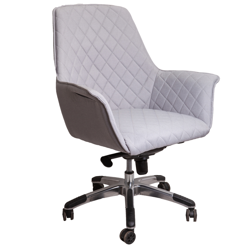Офисное кресло Josias Seoul Chair Серый (Gray) Серебряный Офисное кресло Josias Seoul Chair Серый (Gray) Серебряный в Костроме | Loft Concept