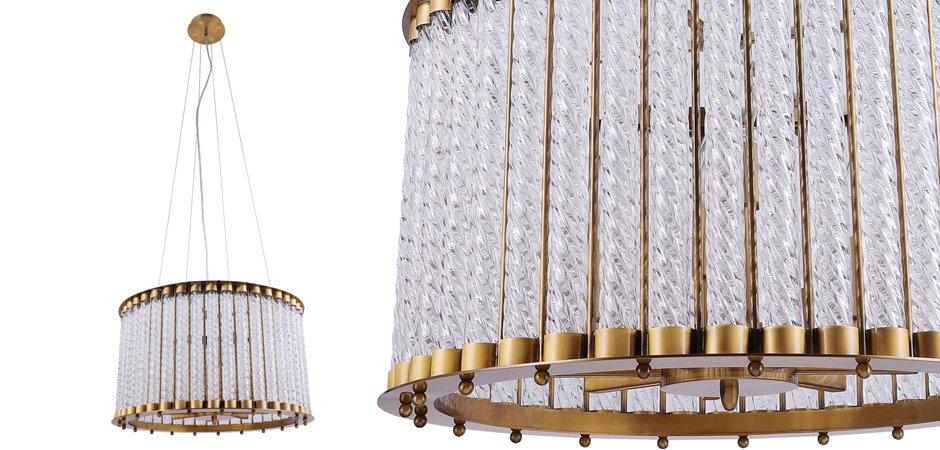 Люстра Glass Spirals Люстра Glass Spirals - Loft-Concept в Костроме