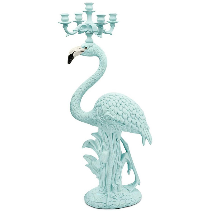 Подсвечник Candleholder Flamingo Bisc. Azure Matt Бирюзовый Подсвечник Candleholder Flamingo Bisc. Azure Matt Бирюзовый в Костроме | Loft Concept