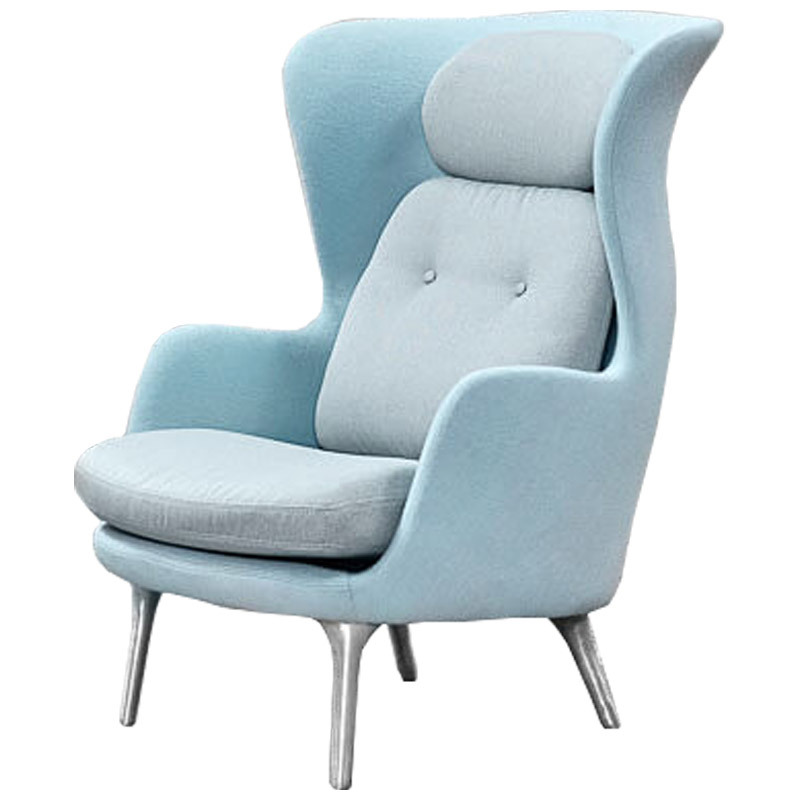 Кресло Bento Chair Голубой пастельный Серебряный Кресло Bento Chair Голубой пастельный Серебряный в Костроме | Loft Concept