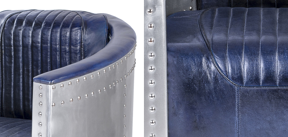 Кресло Aviator Tomcat chair Blue - фото №1