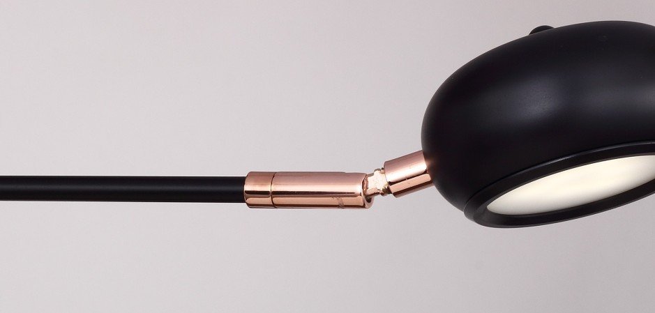 Люстра Curved Stix Chandelier 6 Black - Loft-Concept в Костроме