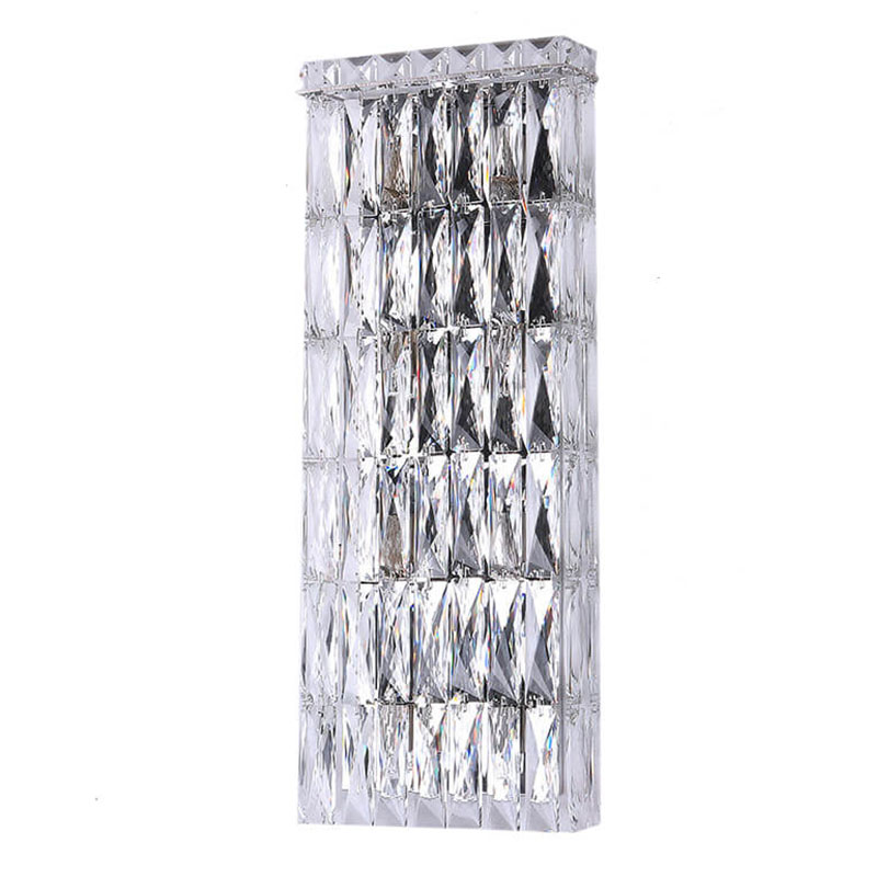 Бра Crystal Regena Chrome Wall Lamp 8 Хром Прозрачный (Transparent) Бра Crystal Regena Chrome Wall Lamp 8 Хром Прозрачный (Transparent) в Костроме | Loft Concept