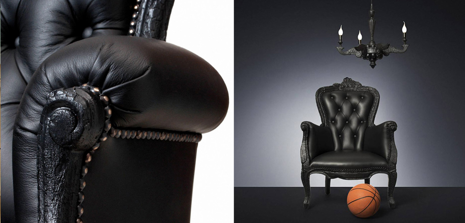 Дизайнерское Кресло Moooi Smoke обугленный эффект Дизайнерское Кресло Moooi Smoke обугленный эффект - Loft-Concept в Костроме
