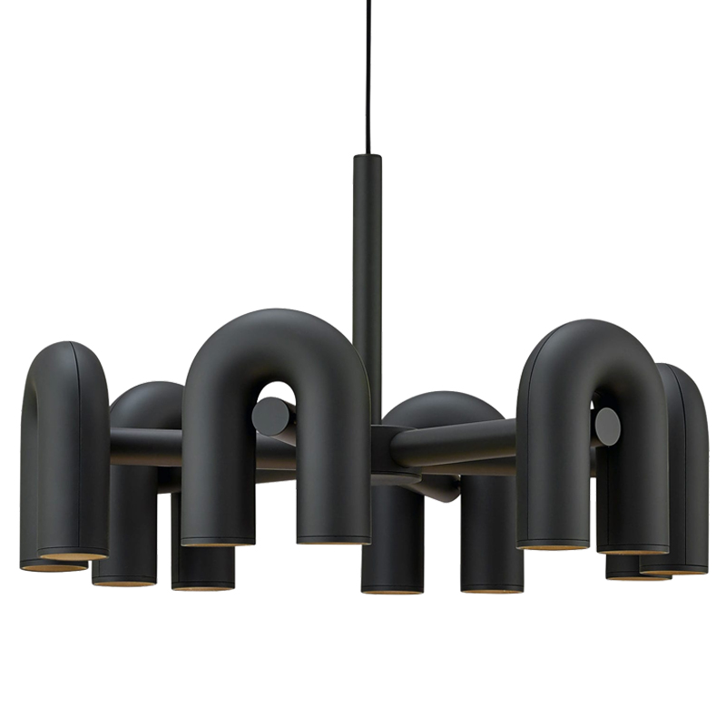 Люстра Cirkus AGO Lighting black 4-6 Черный Люстра Cirkus AGO Lighting black 4-6 Черный в Костроме | Loft Concept