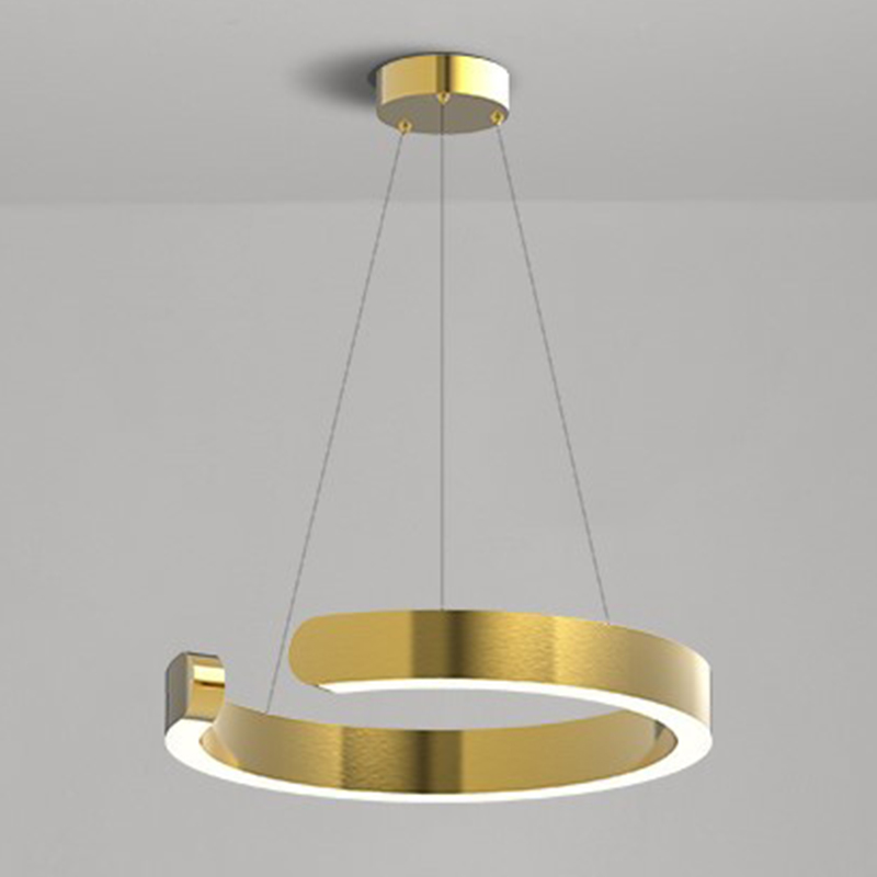 Дизайнерский Светодиодный Светильник Горизонтальное Кольцо Golden Horizontal Ring Глянцевое золото Дизайнерский Светодиодный Светильник Горизонтальное Кольцо Golden Horizontal Ring Глянцевое золото в Костроме | Loft Concept