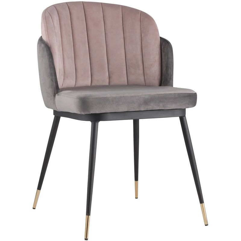 Стул Penelope Chair Серый цвет Розовый пастельный Серый Стул Penelope Chair Серый цвет Розовый пастельный Серый в Костроме | Loft Concept