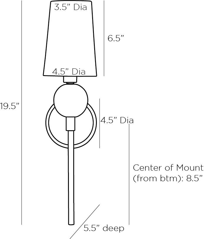 Бра Arteriors MENDEE SCONCE Бра Arteriors MENDEE SCONCE в Костроме