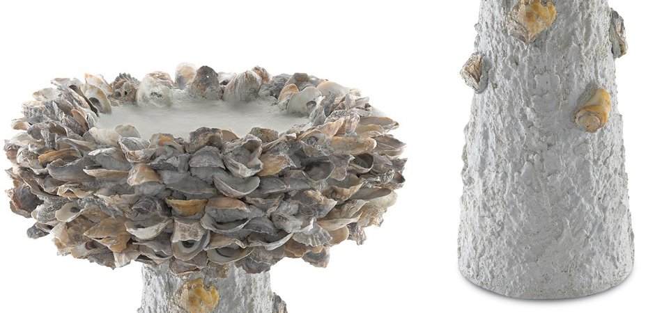 Приставной стол Oyster Shell Medium Bird Bath Приставной стол Oyster Shell Medium Bird Bath - Loft-Concept в Костроме