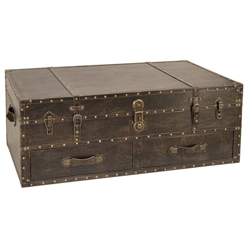 Сундук Chest Basil Коричневый винтаж Сундук Chest Basil Коричневый винтаж в Костроме | Loft Concept