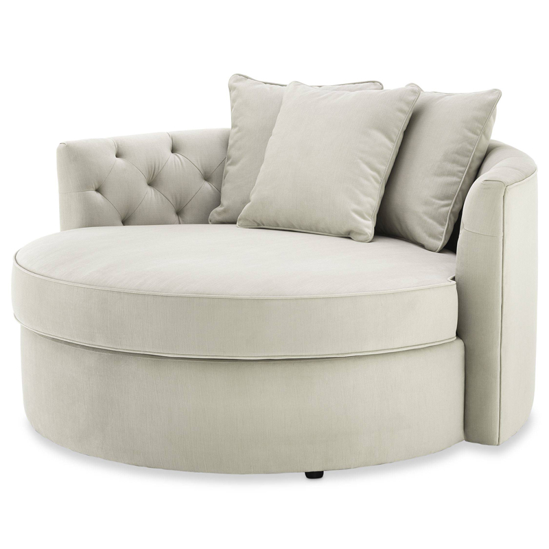 Диван Eichholtz Sofa Carlita Pebble grey Бежево-серый Диван Eichholtz Sofa Carlita Pebble grey Бежево-серый в Костроме | Loft Concept
