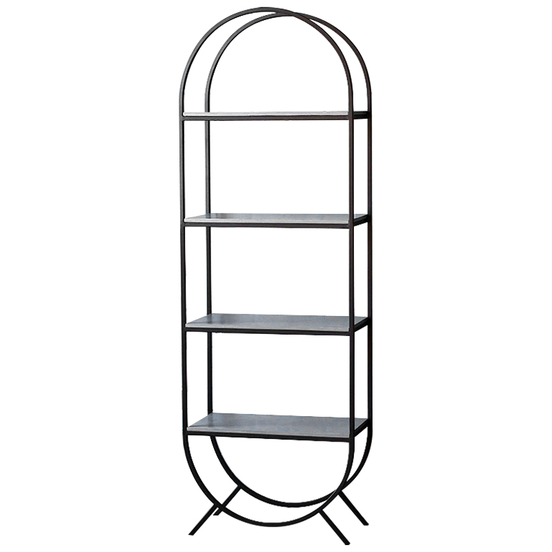 Стеллаж Hugo Industrial Metal Rust Rack Черный Серый Стеллаж Hugo Industrial Metal Rust Rack Черный Серый в Костроме | Loft Concept