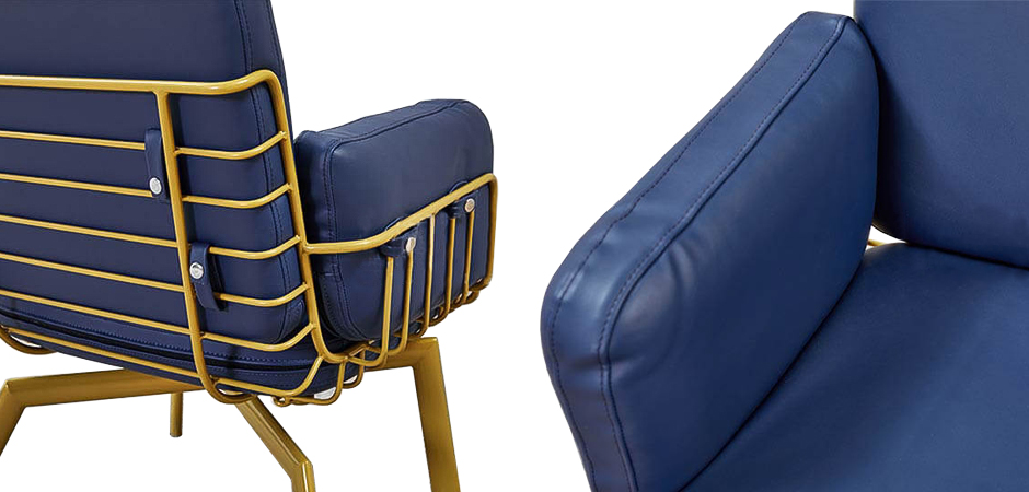 Кресло Frankie Armchair blue Кресло Frankie Armchair blue - Loft-Concept в Костроме