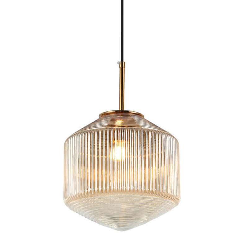 Подвесной светильник Clear Glass Pendant gold Бронза Золотой Подвесной светильник Clear Glass Pendant gold Бронза Золотой в Костроме | Loft Concept