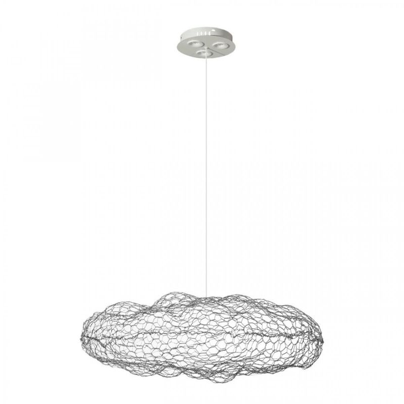 Светодиодная Люстра Серебряная Сеть LED Cloud Silver Серебряный Светодиодная Люстра Серебряная Сеть LED Cloud Silver Серебряный в Костроме | Loft Concept