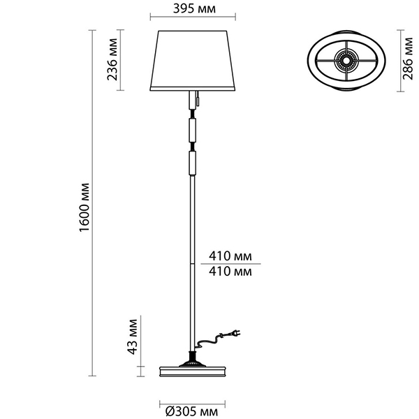 Торшер Ramona Green Floor lamp Торшер Ramona Green Floor lamp в Костроме