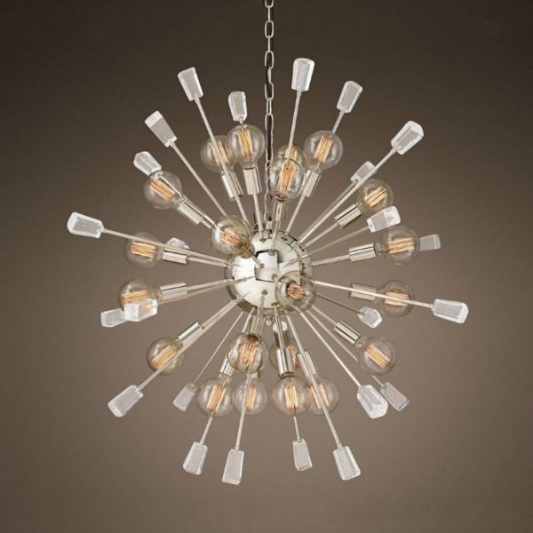 Люстра Eichholtz Tivoli Chandelier Nickel Хром Люстра Eichholtz Tivoli Chandelier Nickel Хром в Костроме | Loft Concept