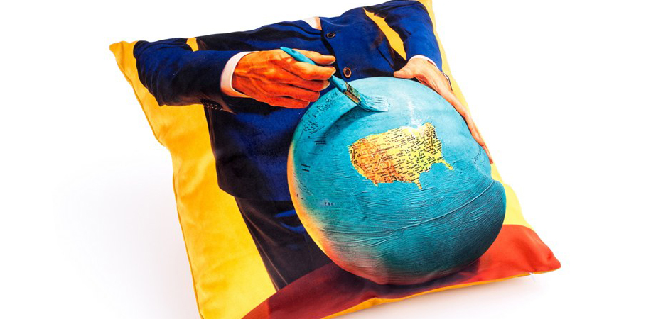 Подушка Seletti Cushion Globe Design Toiletpaper Подушка Seletti Cushion Globe Design Toiletpaper - Loft-Concept в Костроме