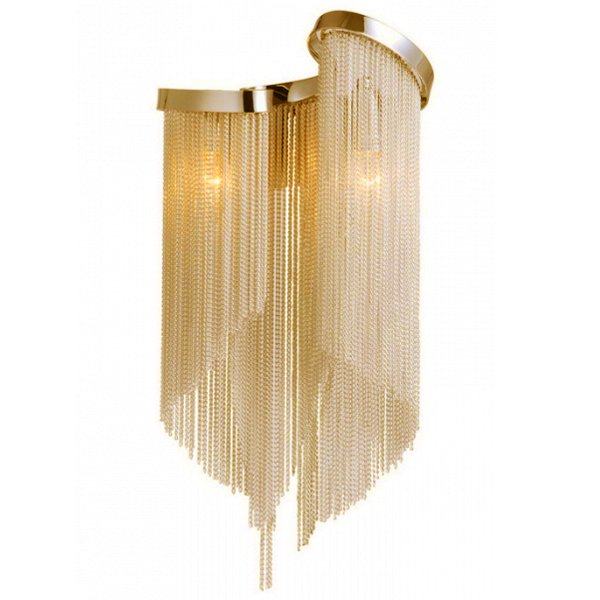 Бра Atlantis Chain Wall Lamp GOLD Золотой Бра Atlantis Chain Wall Lamp GOLD Золотой в Костроме | Loft Concept