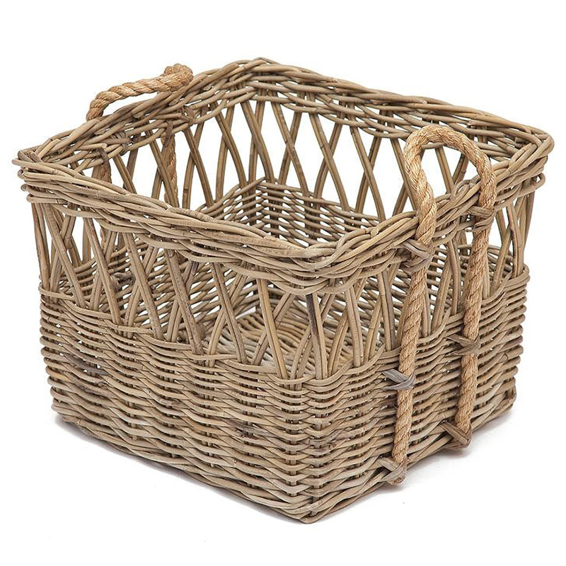 Корзина из ротанга Rattan Wicker Basket Древесина Корзина из ротанга Rattan Wicker Basket Древесина в Костроме | Loft Concept