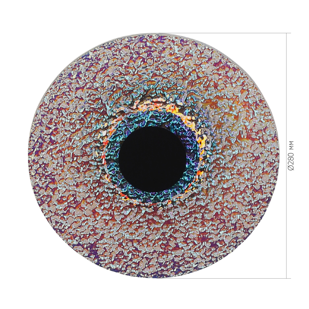 Подвесной светильник из фактурного двойного стекла Heterochromia в Костроме