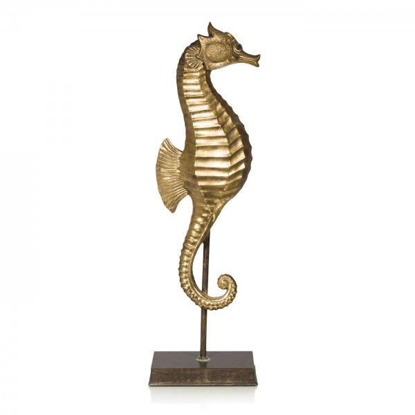 Декоративная фигурка Sea Horse Золотой Декоративная фигурка Sea Horse Золотой в Костроме | Loft Concept