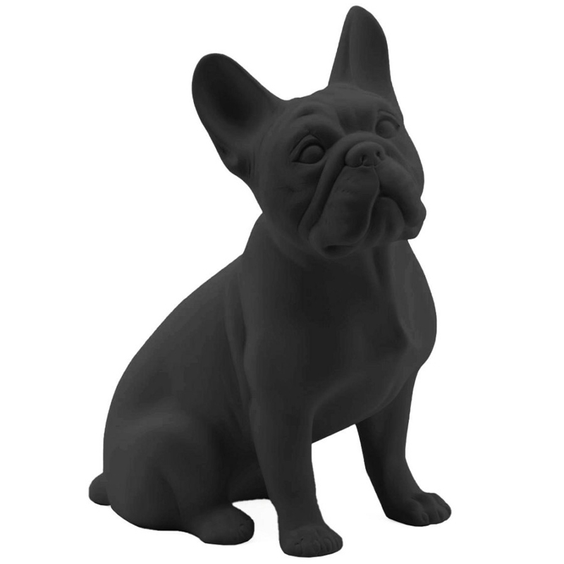 Статуэтка Abhika French Bulldog Black Matt Черный Статуэтка Abhika French Bulldog Black Matt Черный в Костроме | Loft Concept