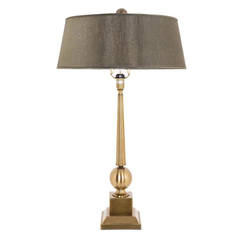 Настольная лампа Neville Table Lamp Латунь Бронза Настольная лампа Neville Table Lamp Латунь Бронза в Костроме | Loft Concept