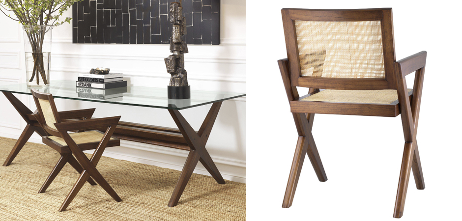 Стул Eichholtz Dining Chair Augustin brown - фото №1