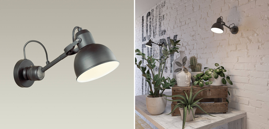 Спот Little Ray Черный Спот Little Ray Черный - Loft-Concept в Костроме