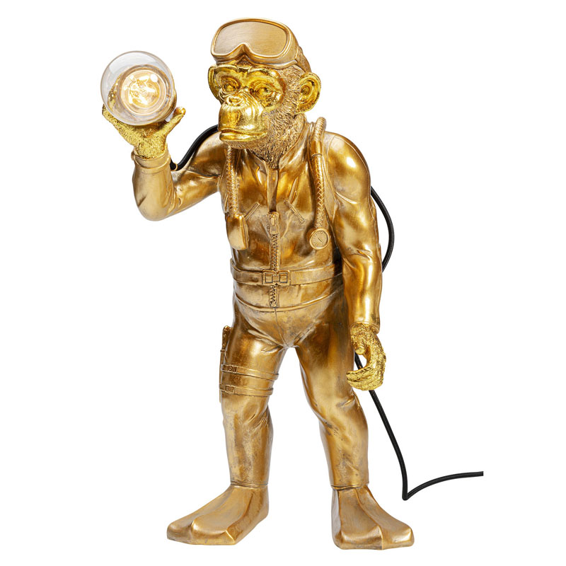 Настольная лампа Monkey Diver Table Lamp Золотой Настольная лампа Monkey Diver Table Lamp Золотой в Костроме | Loft Concept