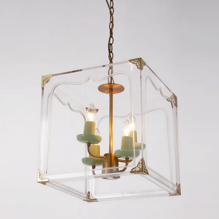 Люстра Glass Clear Cube Люстра Glass Clear Cube в Костроме | Loft Concept