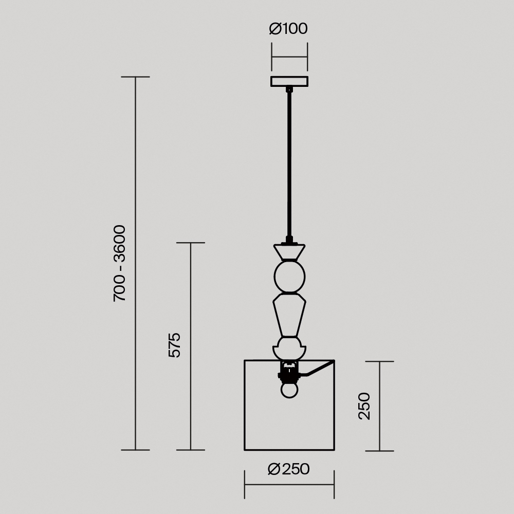 Подвесной светильник Comforty Е27*1 в Костроме