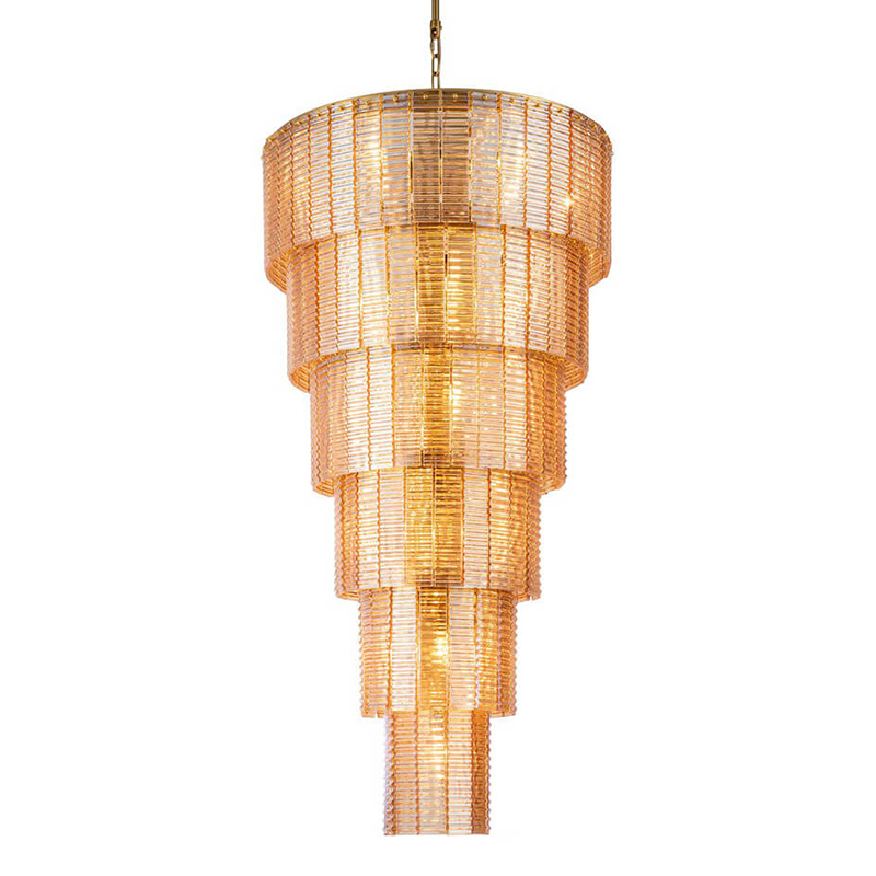 Люстра Branwen Amber Chandelier 71 Золотой Янтарный Люстра Branwen Amber Chandelier 71 Золотой Янтарный в Костроме | Loft Concept