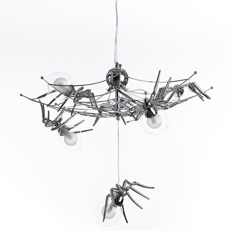 Потолочный светильник Паук Spiders lamp 6 Серебряный Потолочный светильник Паук Spiders lamp 6 Серебряный в Костроме | Loft Concept