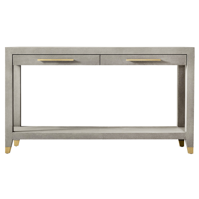 Charles Stingray Texture Console Grey Консоль скат Золотой Серый Charles Stingray Texture Console Grey Консоль скат Золотой Серый в Костроме | Loft Concept