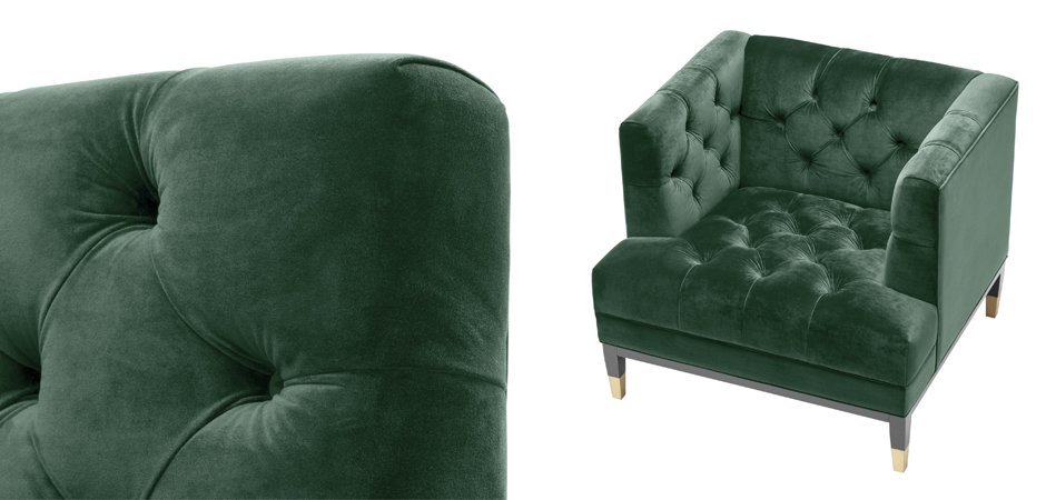 Кресло Eichholtz Chair Castelle Green Кресло Eichholtz Chair Castelle Green - Loft-Concept в Костроме