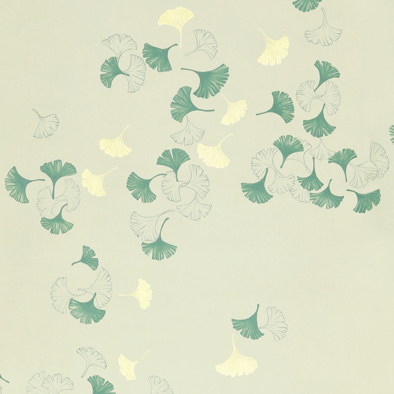 Обои ручная роспись Gingko Colourway SC-237 on grey painted Xuan paper Обои ручная роспись Gingko Colourway SC-237 on grey painted Xuan paper в Костроме | Loft Concept