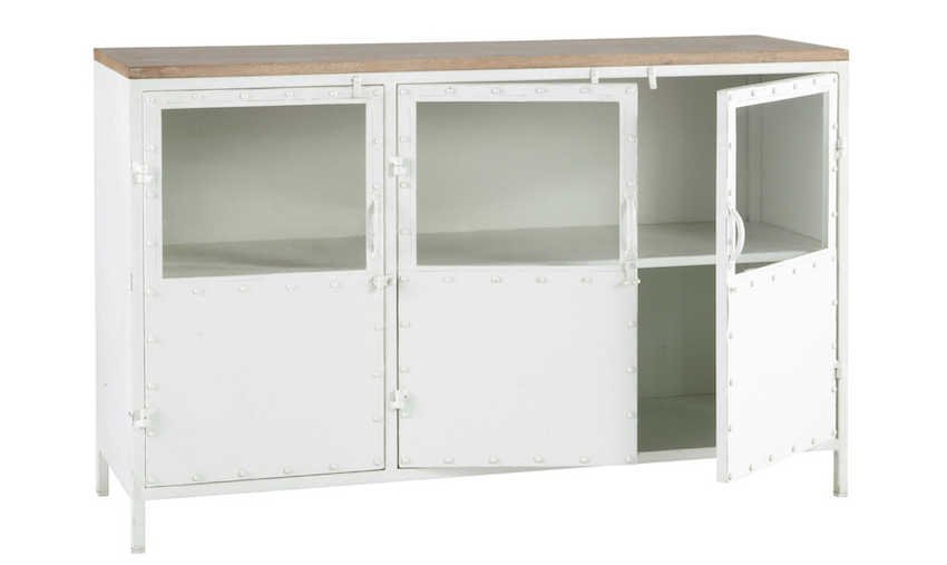 Буфет в стиле Лофт белый Industrial Rust Bleached Chest Буфет в стиле Лофт белый Industrial Rust Bleached Chest - Loft-Concept в Костроме