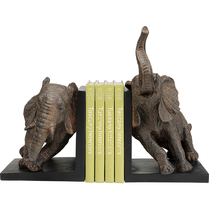 Держатель для книг Elephants Коричневый Держатель для книг Elephants Коричневый в Костроме | Loft Concept