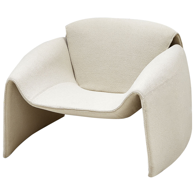 Кресло бежевое в стиле минимализм Chani Beige Armchair Бежевый Кресло бежевое в стиле минимализм Chani Beige Armchair Бежевый в Костроме | Loft Concept