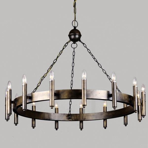 Люстра Loft Castle Chandelier 15 Металлик винтаж Люстра Loft Castle Chandelier 15 Металлик винтаж в Костроме | Loft Concept
