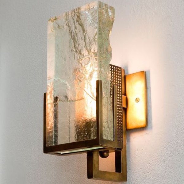Бра Lianne Gold Glass Sconce Латунь Бра Lianne Gold Glass Sconce Латунь в Костроме | Loft Concept