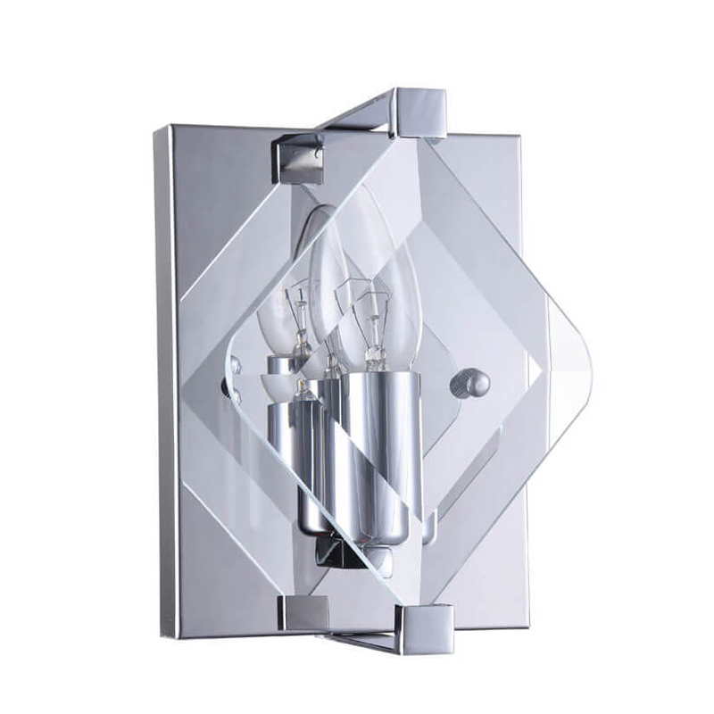 Бра Glass Rhombus Lighting Хром Бра Glass Rhombus Lighting Хром в Костроме | Loft Concept