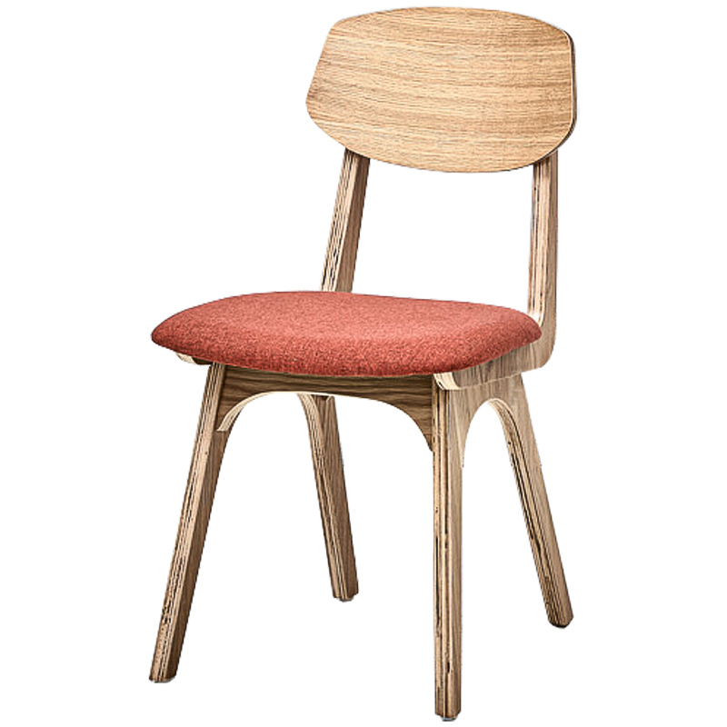Стул Ailde Stool coral Древесина Коралловый в Костроме | Loft Concept 